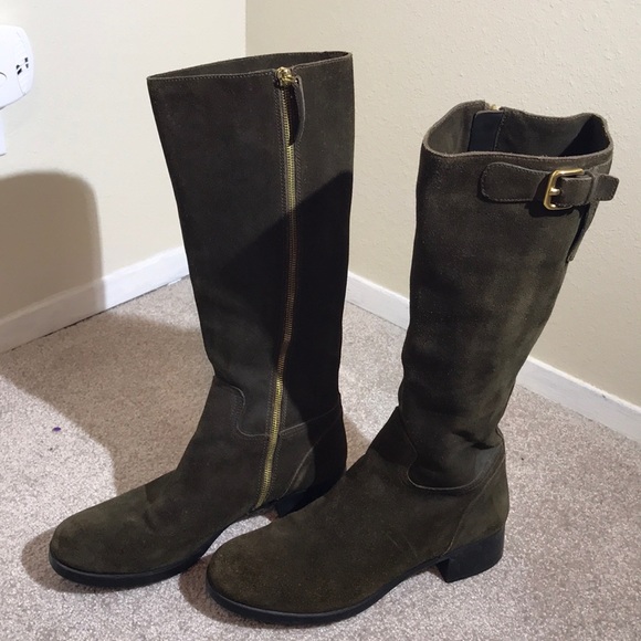 Prada Brown Suede Boots Size 40 - Picture 2 of 8